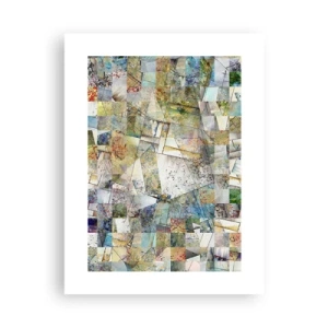 Plakát - Geometrické přeskupení - 30x40 cm