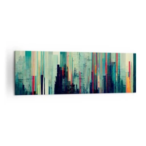 Obraz na plátně - Futuristické město - 160x50 cm