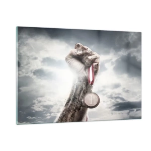 Obraz na skle - Per aspera ad astra - 120x80 cm