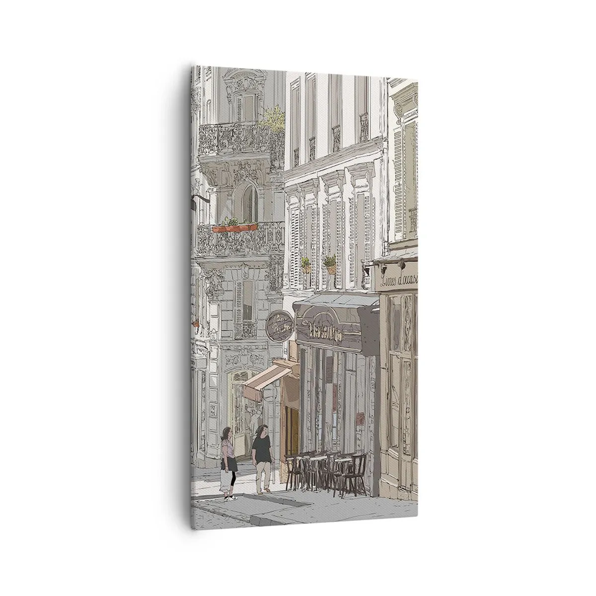 Obraz na plátně - Městské radosti - 55x100 cm