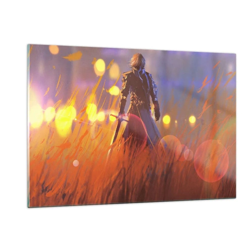 Obraz na skle - Bludný rytíř - 120x80 cm