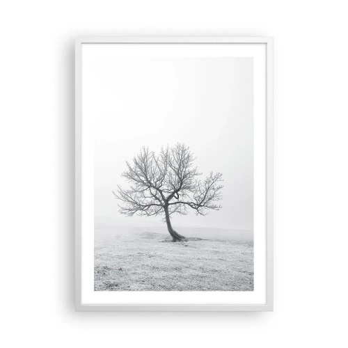 Plakát v bílém rámu - Proti nicotě - 50x70 cm