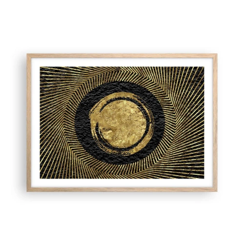 Plakát v rámu světlý dub - Glamour kompozice - 70x50 cm