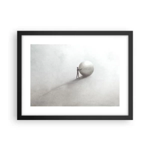 Plakát v černém rámu - Hra života - 40x30 cm