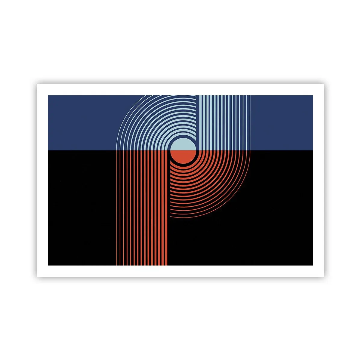 Plakát - V geometrickém objetí - 91x61 cm