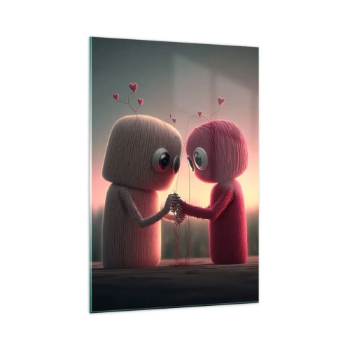 Obraz na skle - Každý může milovat - 70x100 cm