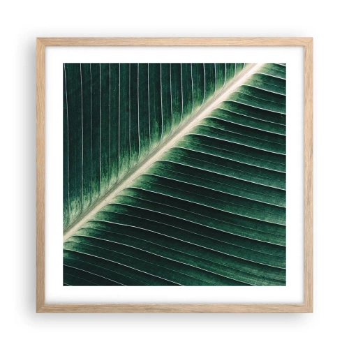 Plakát v rámu světlý dub - Rytmus přírody - 50x50 cm