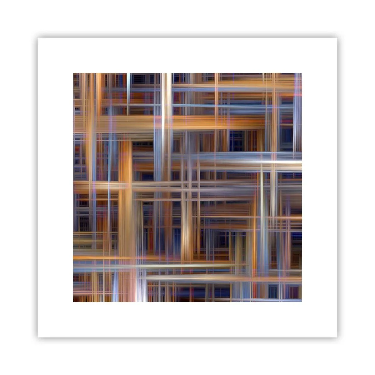 Plakát - Utkané ze světla - 30x30 cm