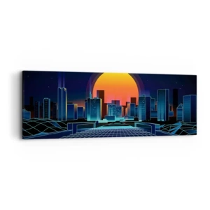 Obraz na plátně - Pořád chcete do reálu? - 90x30 cm