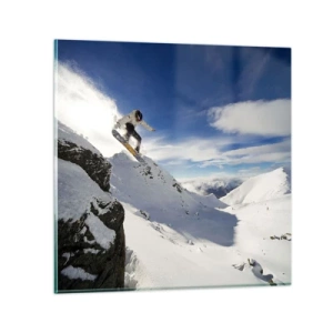 Obraz na skle - Svoboda bez hranic - 60x60 cm