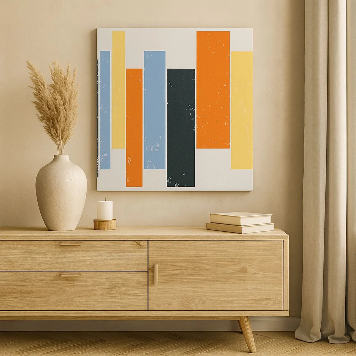 Obraz na plátně - Záznam hudby - 30x30 cm