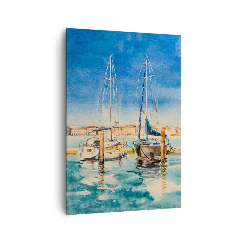 Obraz na plátně - Slunečná laguna - 70x100 cm