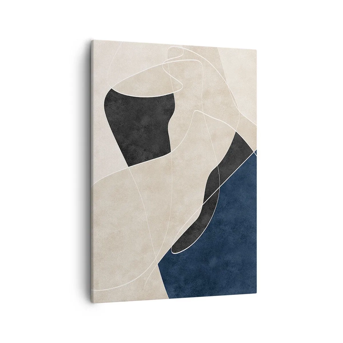 Obraz na plátně - Abstraktní kompozice – kontrast barev - 50x70 cm