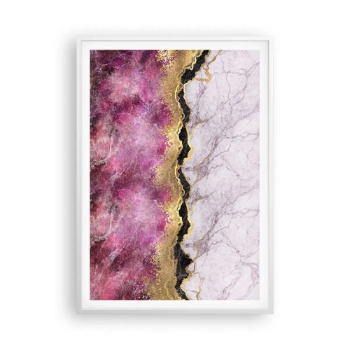 Plakát v bílém rámu - Na hranici - 70x100 cm