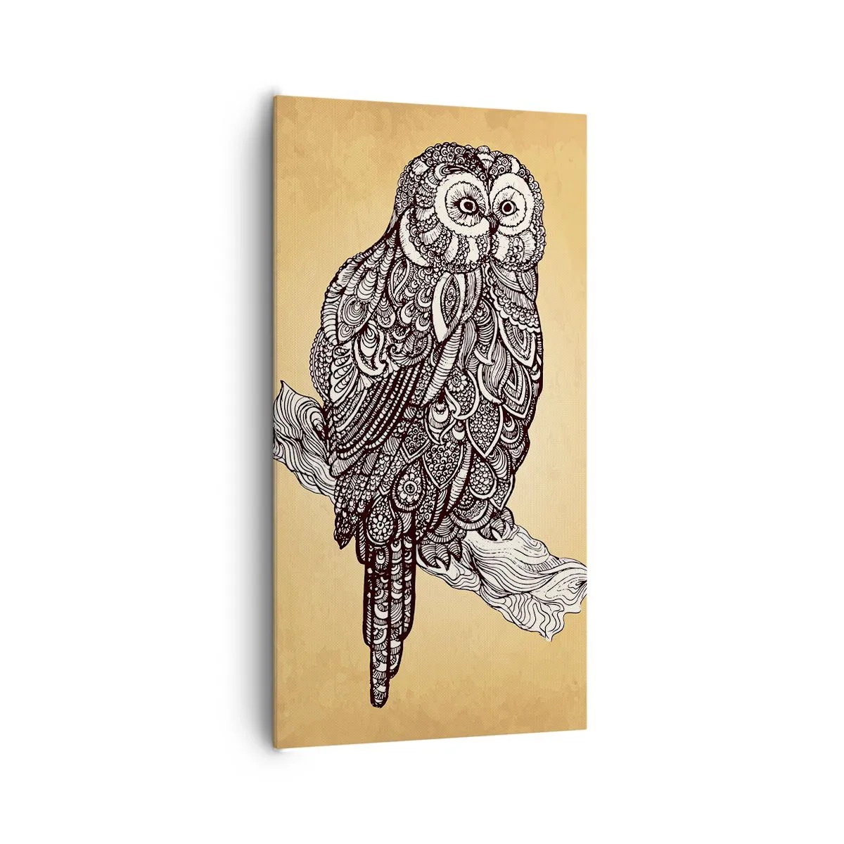 Obraz na plátně - Mistrovské ornamenty moudrosti - 65x120 cm