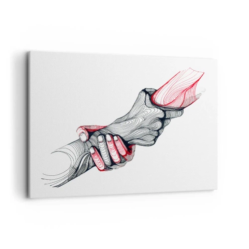 Obraz na plátně - Jste v dobrých rukou - 100x70 cm