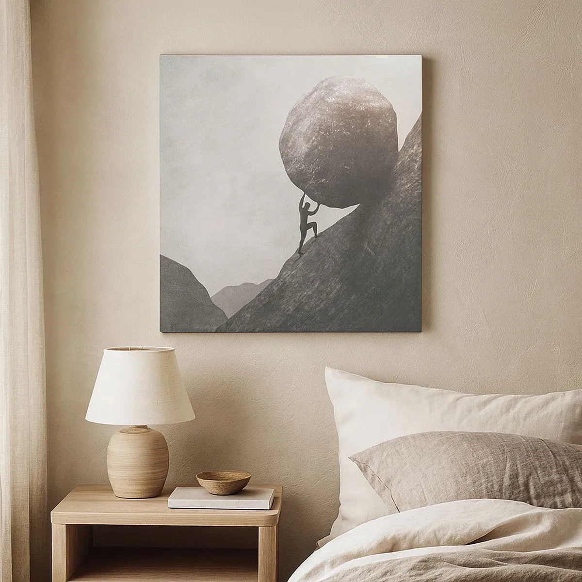 Obraz na plátně - Věřím, proti vší naději - 30x30 cm