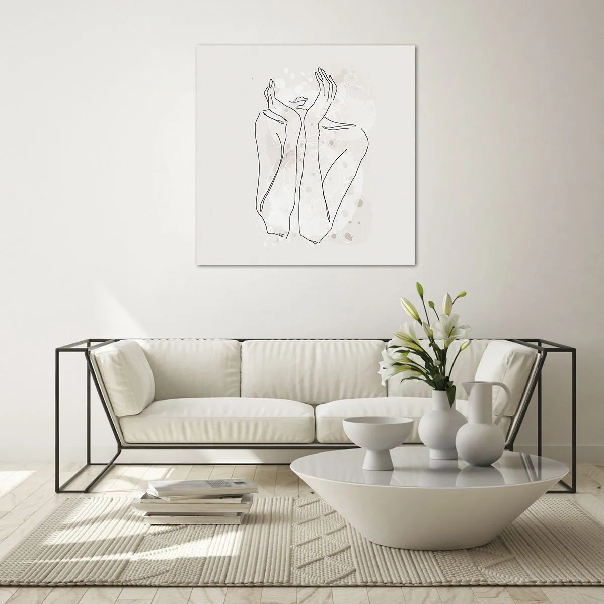 Obraz na skle - Zasněný okamžik - 40x40 cm