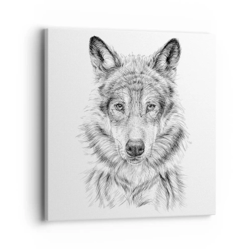 Obraz na plátně - Rozený vůdce - 40x40 cm