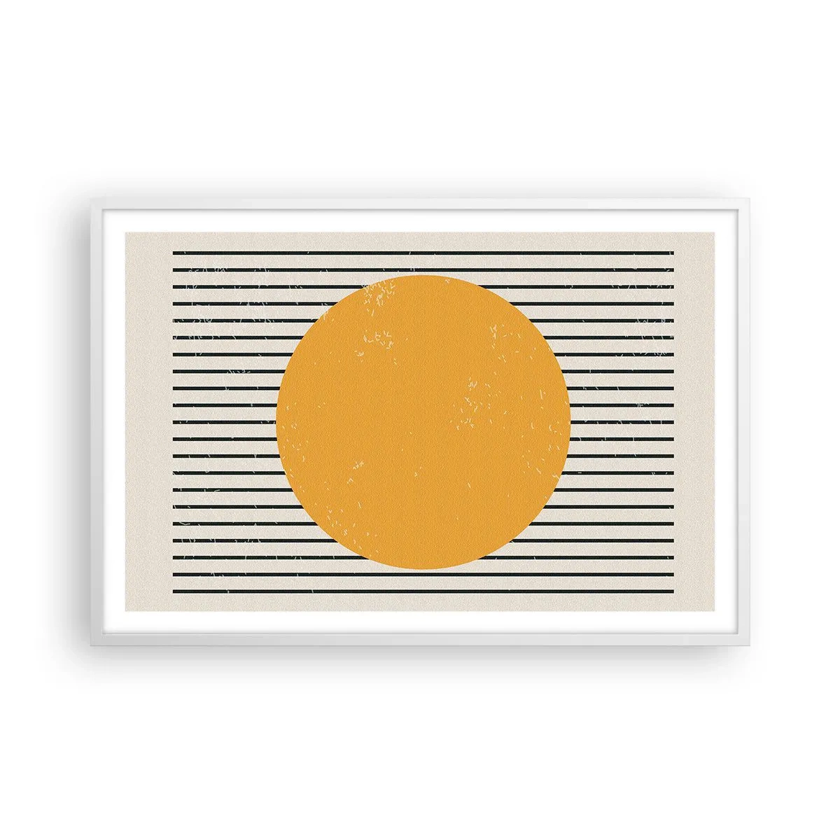 Plakát v bílém rámu - Síla jednoduchosti - 91x61 cm