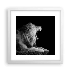 Plakát v bílém rámu - Bez nejmenších pochyb - 30x30 cm