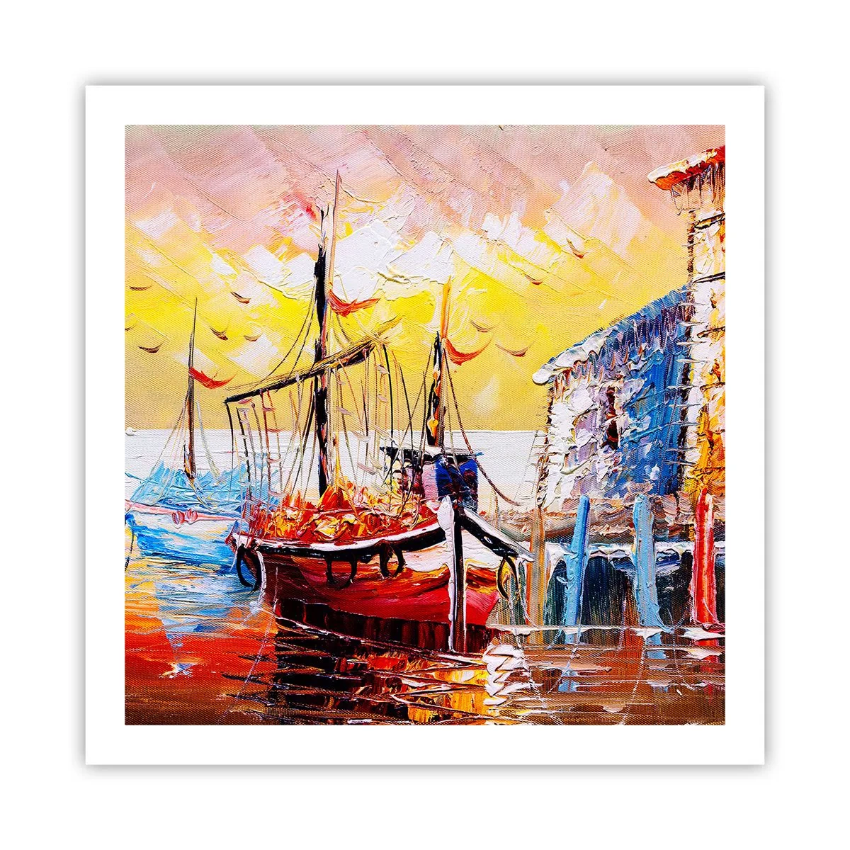 Plakát - Šťastný návrat - 60x60 cm