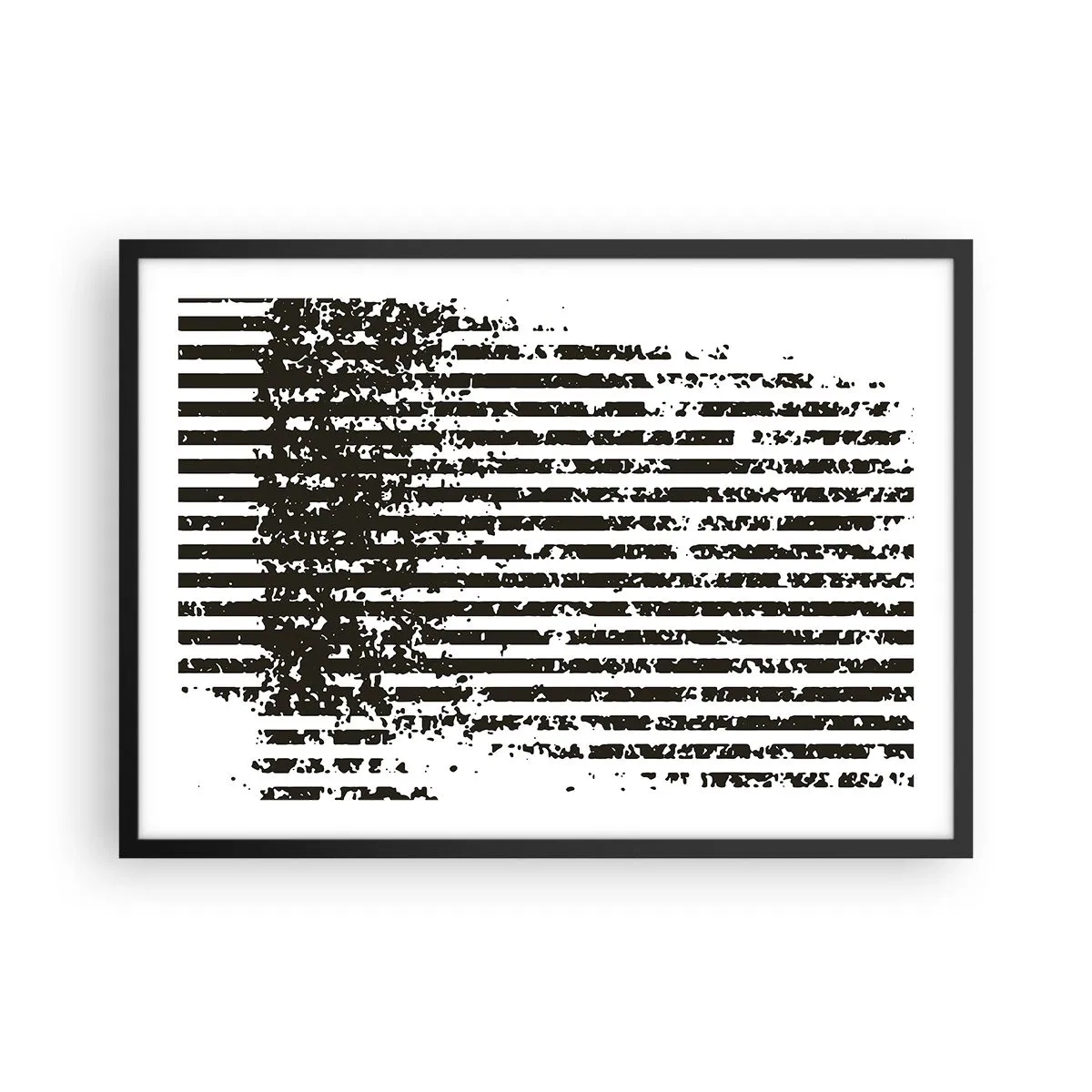 Plakát v černém rámu - Rytmus a šum - 70x50 cm