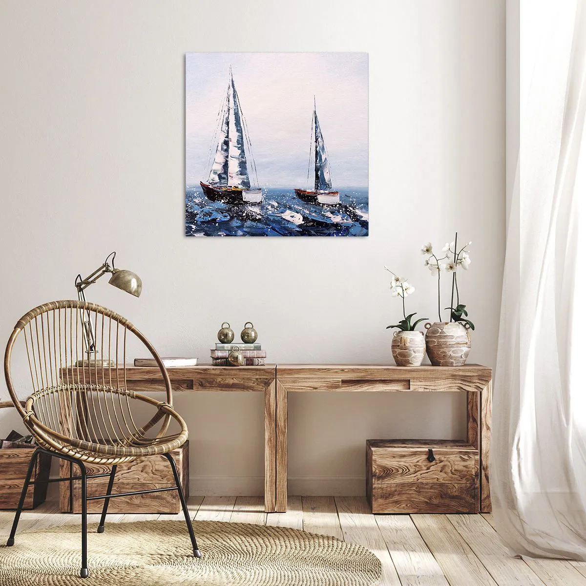 Obraz na plátně - Bratrství větru - 60x60 cm