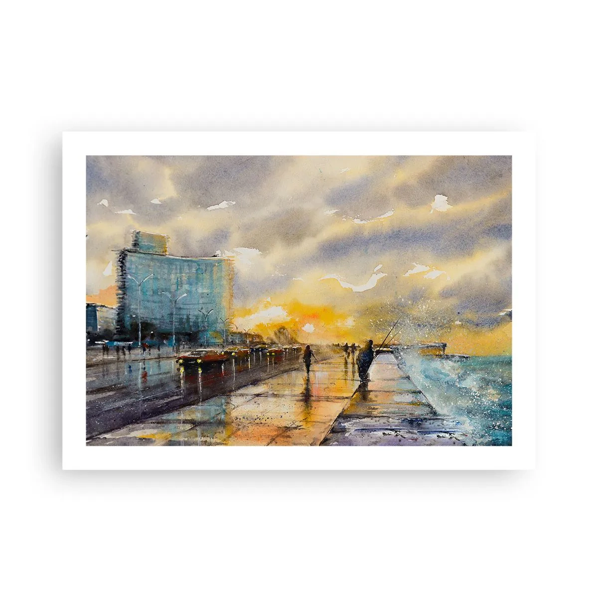 Plakát - Život na pobřeží - 70x50 cm