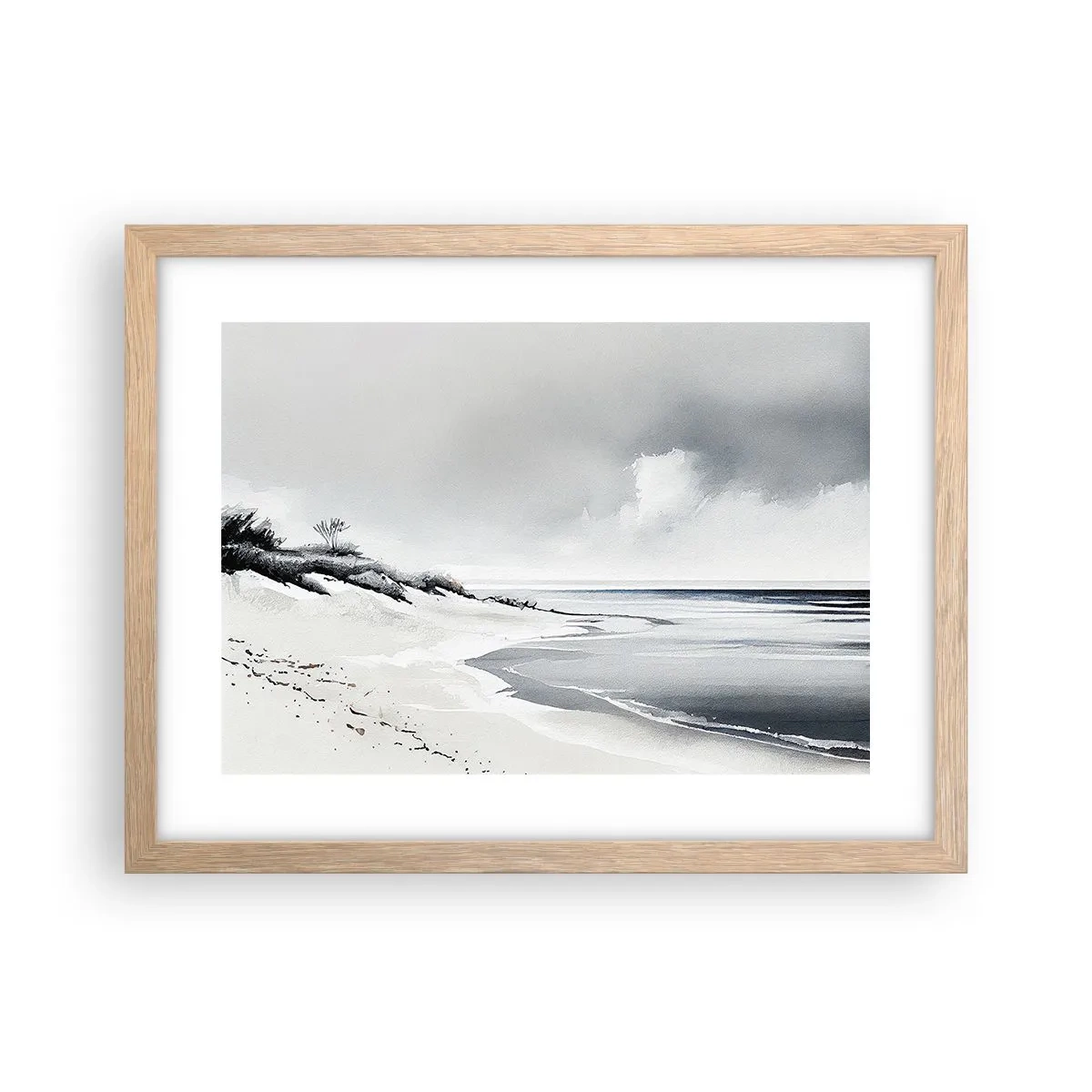 Plakát v rámu světlý dub - Vždycky spolu - 40x30 cm