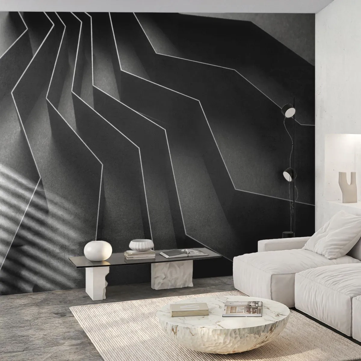 Fototapeta Samolepicí Deluxe Sticker - Prostorový pořádek - 3D, Bludiště, Moderní - 400x280 cm
