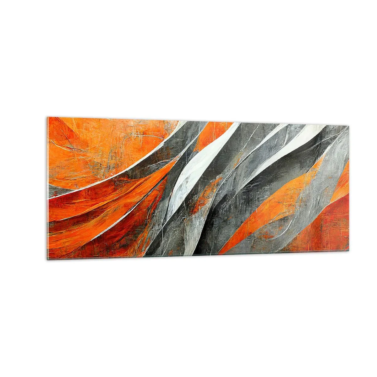 Obraz na skle - Žár a chlad - 100x40 cm