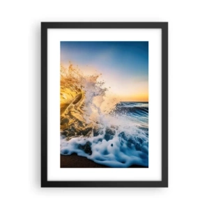 Plakát v černém rámu - Hra v písku - 30x40 cm