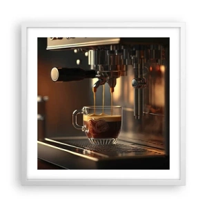 Plakát v bílém rámu - Smyslná směs - 50x50 cm