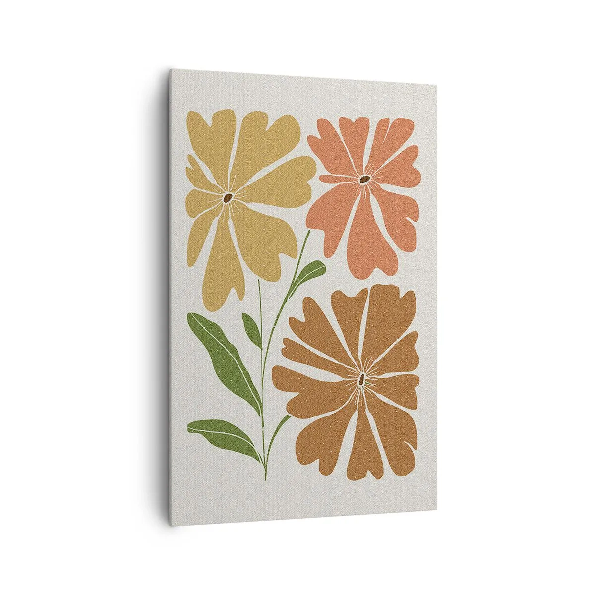 Obraz na plátně - Příroda a geometrie - 80x120 cm