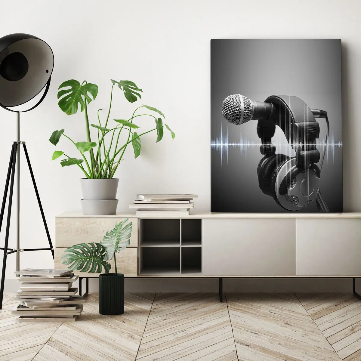 Obraz na plátně - Ještě je slyšet zpěv - 50x70 cm