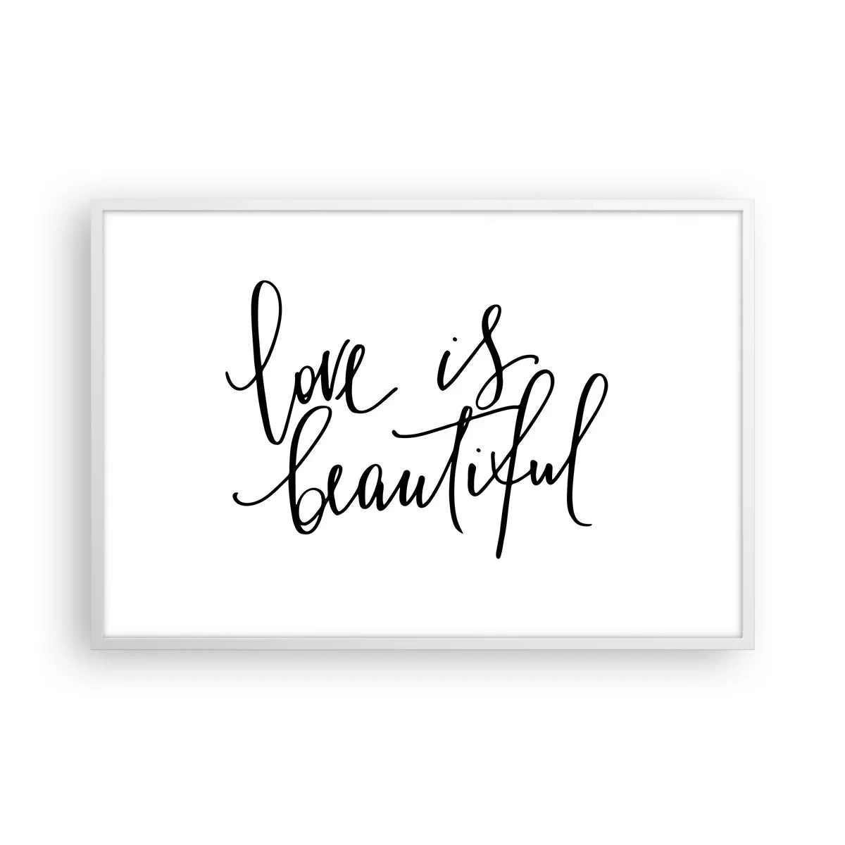 Plakát v bílém rámu - Přečti a zopakuj - 91x61 cm