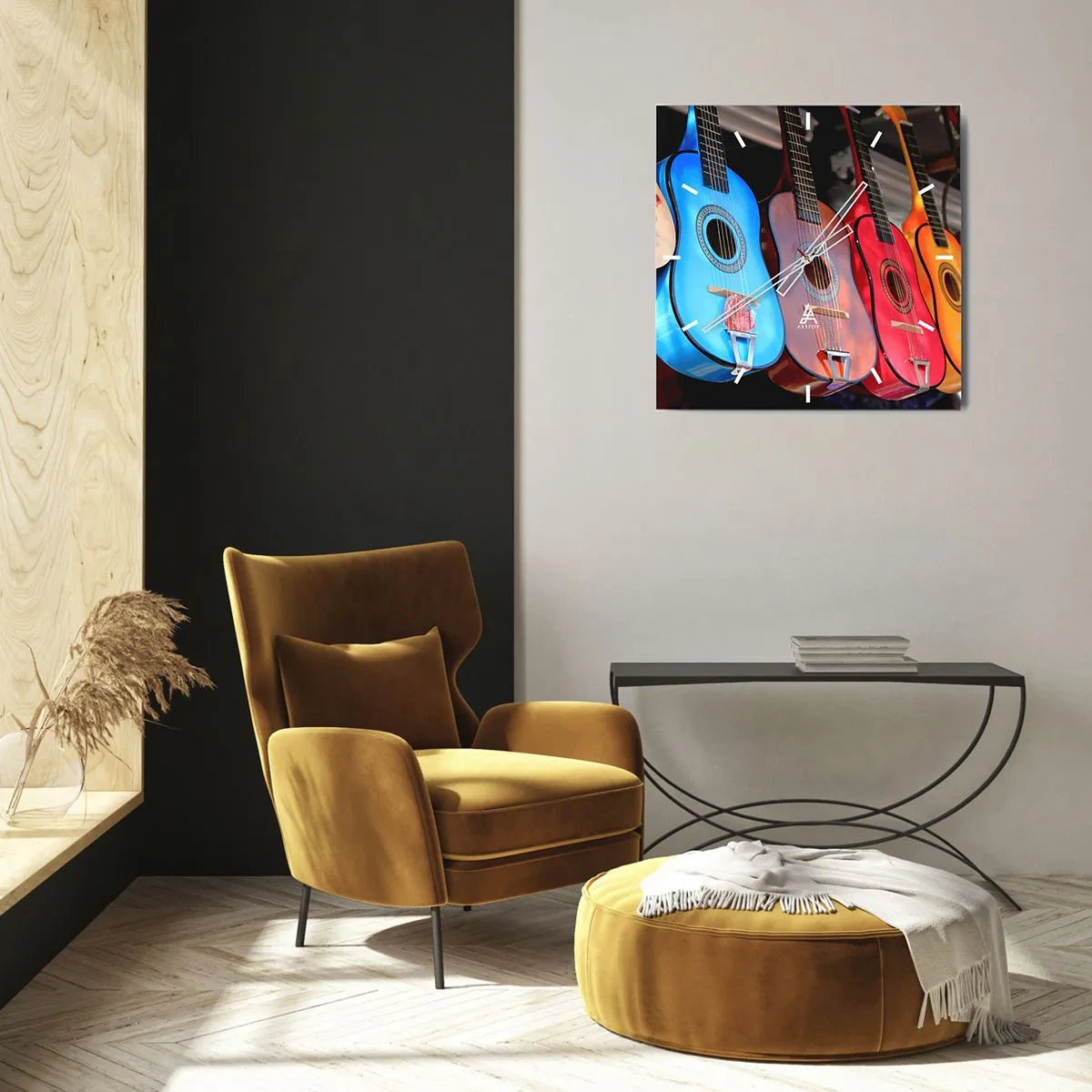 Nástěnné hodiny - Latinskoamerická atmosféra - 30x30 cm