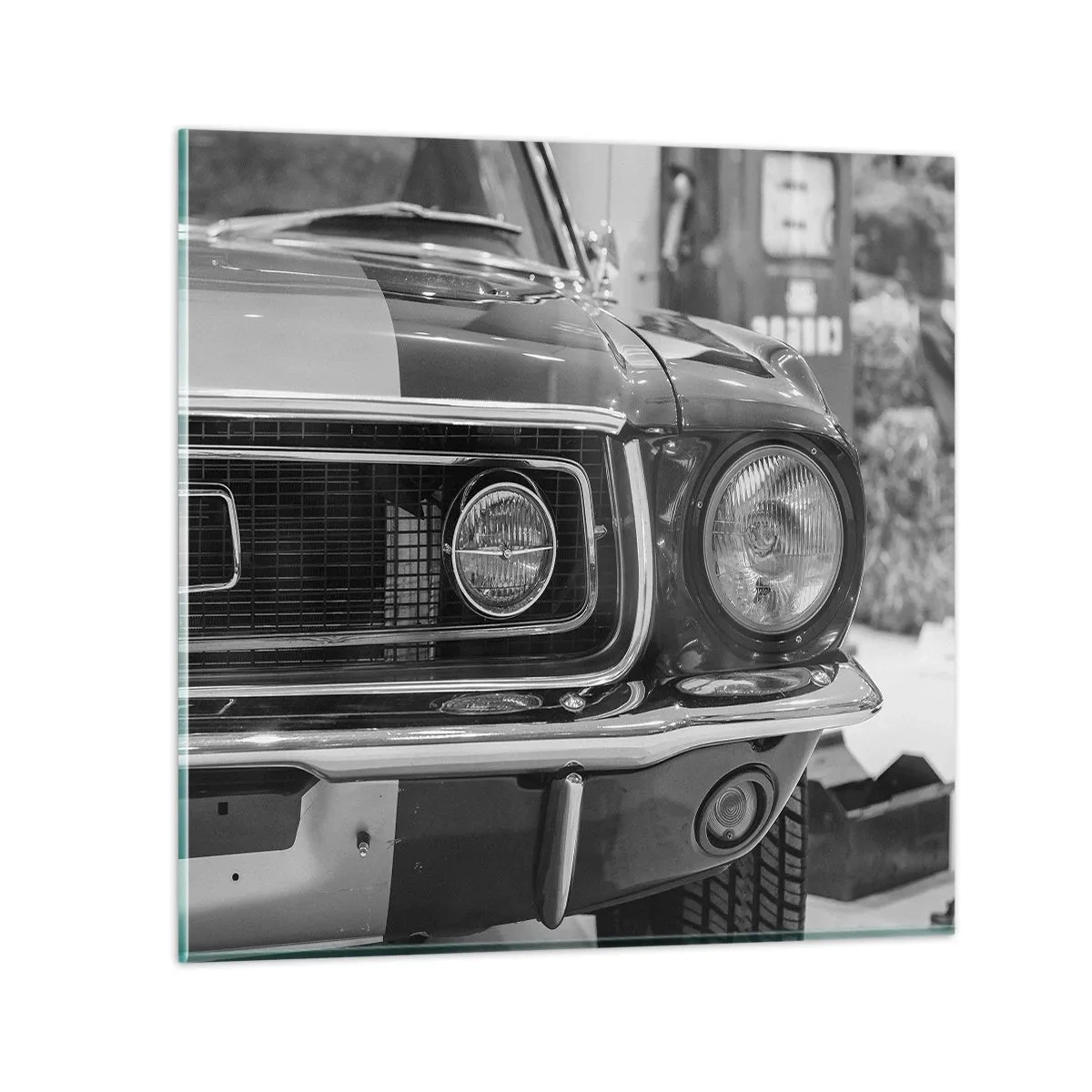 Obraz na skle - Divoká jízda - 60x60 cm