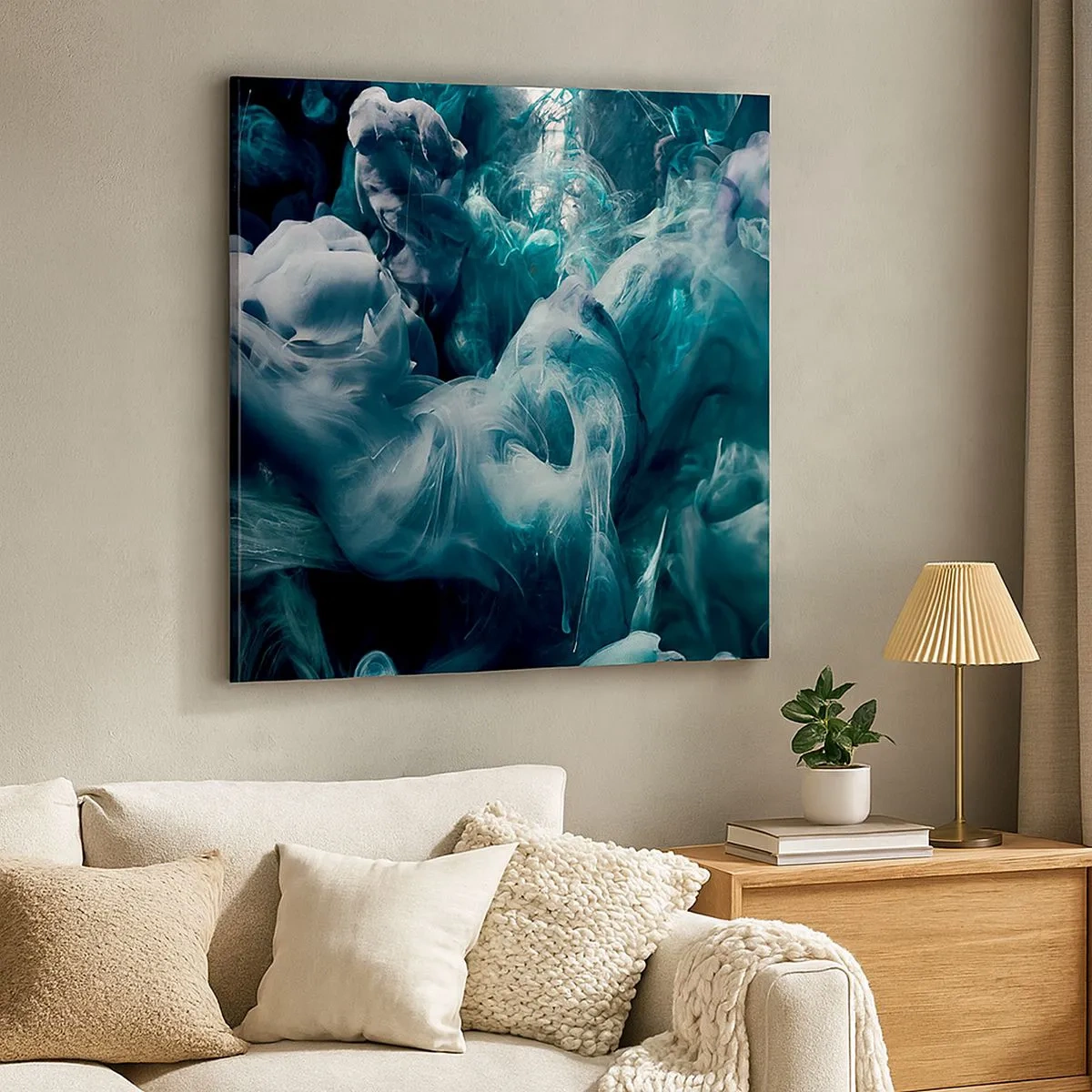 Obraz na plátně - Pohyb barvy - 30x30 cm