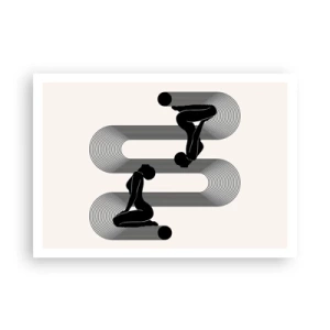 Plakát - Smyslná symetrie - 100x70 cm