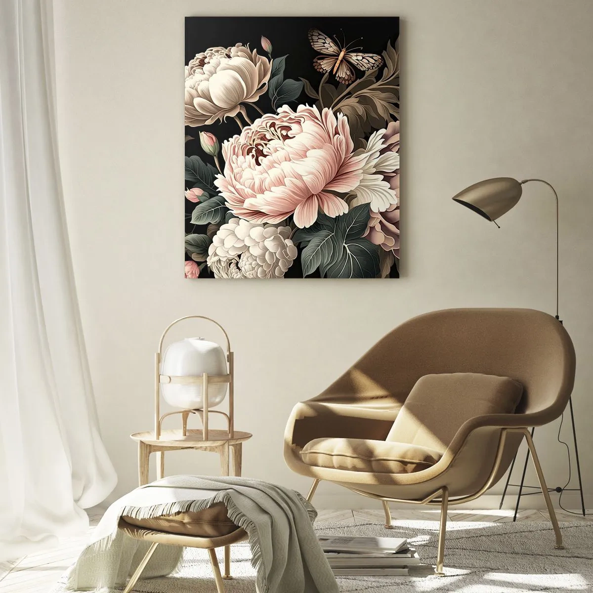 Obraz na skle - V barokním stylu - 50x70 cm