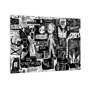 Obraz na skle - Práva a radosti duševního mládí - 100x70 cm