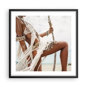 Plakát v černém rámu - Kněžka slunce - 50x50 cm