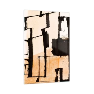 Obraz na skle - Avšak pořádek - 70x100 cm