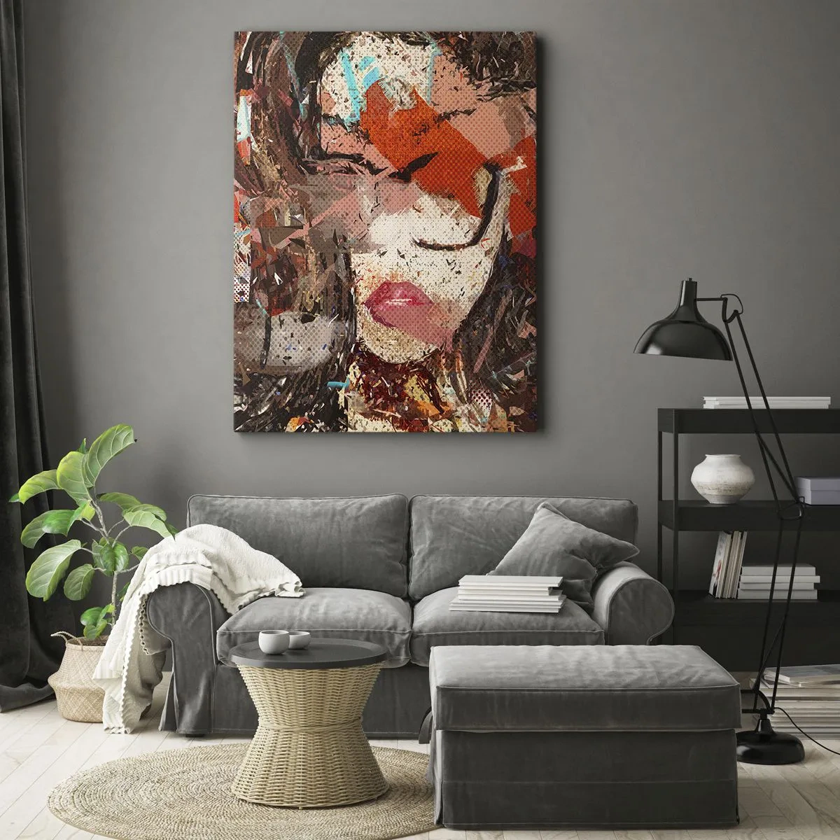 Obraz na plátně - Jaká jsi skutečně nikdo neví - 50x70 cm