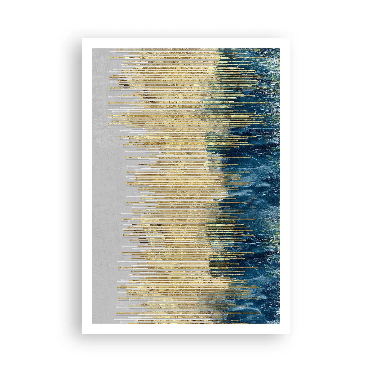 Plakát - Zlacená hranice - 70x100 cm