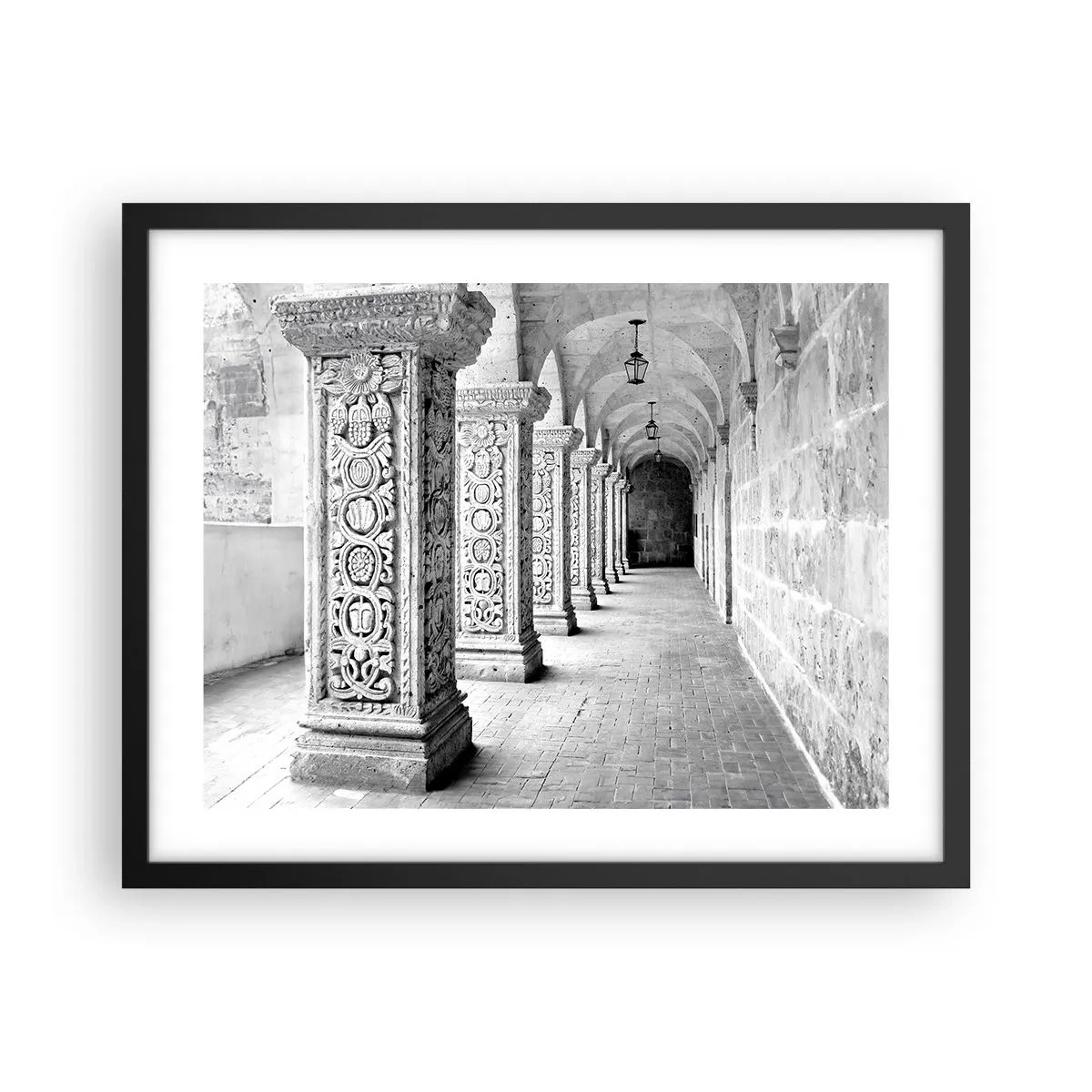 Plakát v černém rámu - Kam...? - 50x40 cm