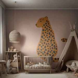 Fototapeta na míru Premium Sand - Leopardní vzor je v módě - Pro děti, Panter, Zvířata