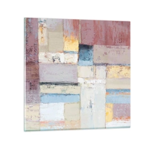 Obraz na skle - Klid geometrie - 50x50 cm